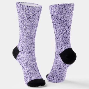 Ultra violette licht paarse glitter vonken sokken