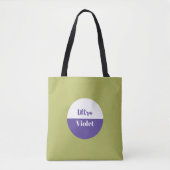 Ultra violette ontwerp tote bag (Voorkant)