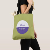 Ultra violette ontwerp tote bag (Dichtbij)