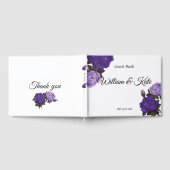 Ultra violette Rozen bruiloft Gastenboek (Volledig)