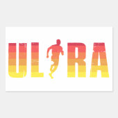 Ultraactief Rechthoekige Sticker (Voorkant)