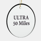 ultracirkel van 50 mijl keramisch ornament (Links)