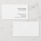 Ultradik Charmant Zwart Wit Visitekaartje (Voorkant / Achterkant)