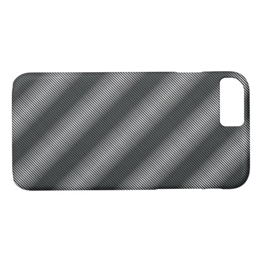 Ultradunne gradatielijnen in zwart en wit Case-Mate iPhone case (Achterkant (Horizontaal))