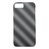 Ultradunne gradatielijnen in zwart en wit Case-Mate iPhone case (Achterkant)