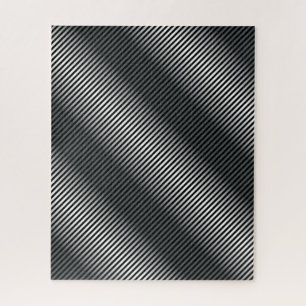 Ultradunne gradatielijnen in zwart en wit legpuzzel