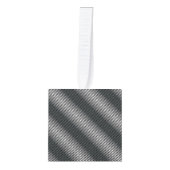 Ultradunne gradatielijnen in zwart en wit ornament (Voorkant)