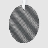 Ultradunne gradatielijnen in zwart en wit ornament (voorkant)