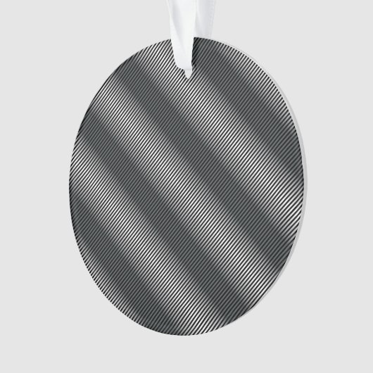 Ultradunne gradatielijnen in zwart en wit ornament (voorkant)