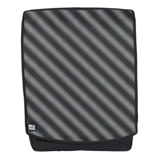 Ultradunne gradatielijnen in zwart en wit rugtassen (Voorkant)