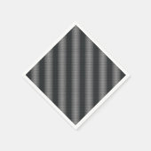 Ultradunne gradatielijnen in zwart en wit servetten (Hoek)