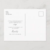 Ultrageluid Foto Baby shower Inv Uitnodiging Briefkaart (Achterkant)