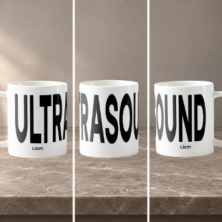 ULTRAGELUID Gepersonaliseerde Wrap-around Tekst Koffiemok