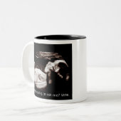 Ultrageluidsabortus: Wil iemand me vragen? Tweekleurige Koffiemok (Voorkant links)