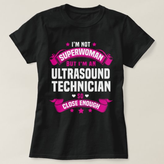 Ultrageluidstechnicus T-shirt (Design voorkant)