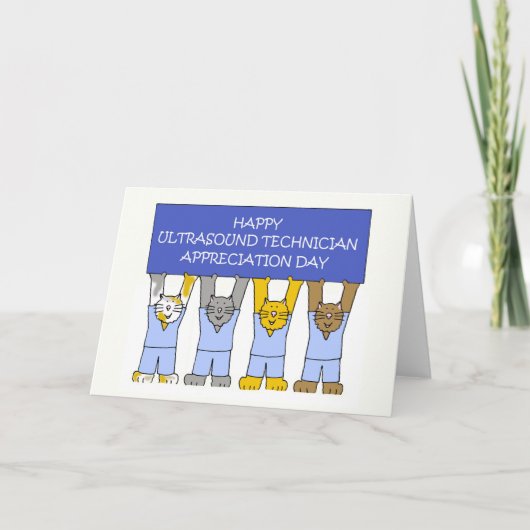 Ultrageluidstechnicus - Waardedag oktober Kaart (Voorkant)