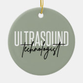 Ultrageluidtechnologie | Ultrasound Tech Giften Keramisch Ornament (Voorkant)