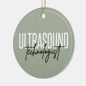 Ultrageluidtechnologie | Ultrasound Tech Giften Keramisch Ornament (Links)