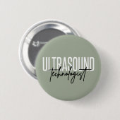 Ultrageluidtechnologie | Ultrasound Tech Giften Ronde Button 5,7 Cm (Voorkant /achterkant)