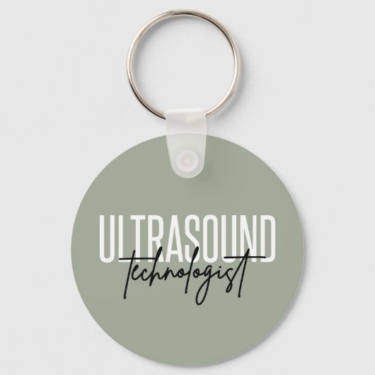 Ultrageluidtechnologie | Ultrasound Tech Giften Sleutelhanger (Voorkant)