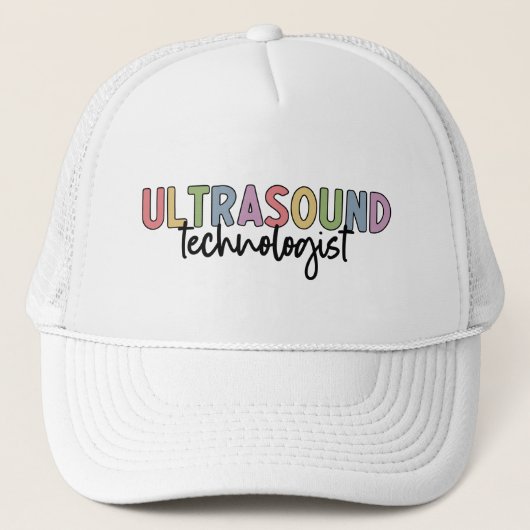 Ultrageluidtechnologie | Ultrasound Tech Giften Trucker Pet (Voorkant)