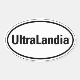 UltraLandia Ovale Sticker