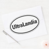 UltraLandia Ovale Sticker (Envelop)