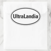 UltraLandia Ovale Sticker (Tas)