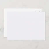 Ultralichtgrijze minimale achtergrond feestdagenkaart (Voorkant / Achterkant)