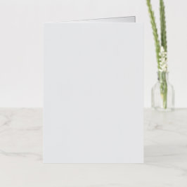 Ultralichtgrijze minimale achtergrond folie wenskaart