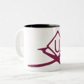 UltraLight Activiteit Symbolen Drone Pilot Koffie  Tweekleurige Koffiemok (Voorkant links)