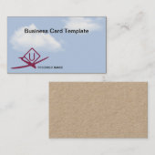 UltraLight Activiteit Symbolen Drone Pilot Logo Visitekaartje (Voorkant / Achterkant)