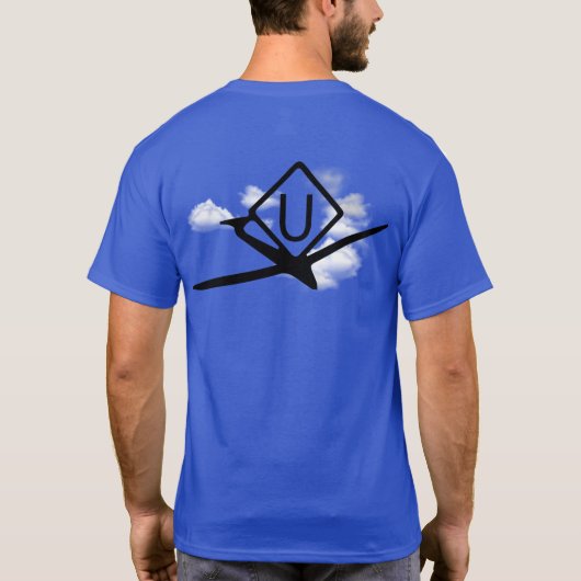 UltraLight Activiteit Symbolen Drone Pilot T-shirt (Achterkant)