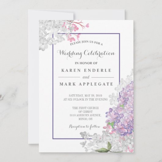 UltraLilacs in Bloei Kaart (Voorkant)