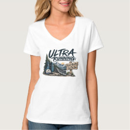 Ultralopen Omdat Marathons Te Snel Eindigen Trail T-shirt