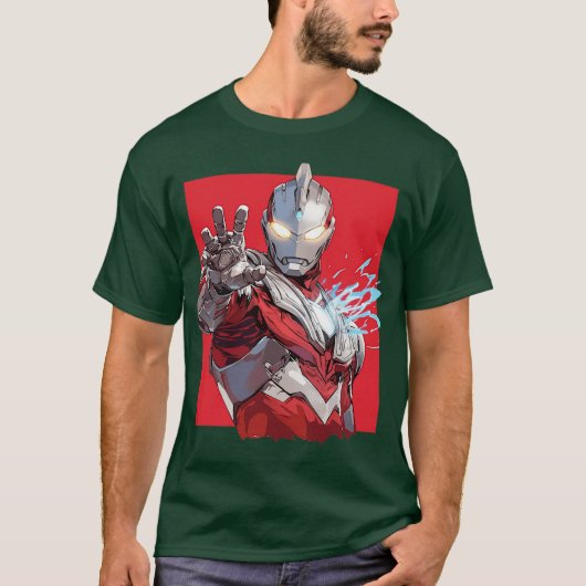 Ultraman grappig t-shirt (Voorkant)