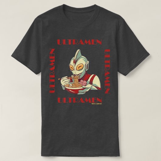 ultraman ramen t-shirt (Design voorkant)