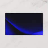 Ultramarien blauw eenvoudig Visitekaartje (Achterkant)