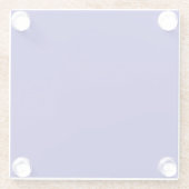 Ultramarien blauw glazen onderzetter (Achterkant)