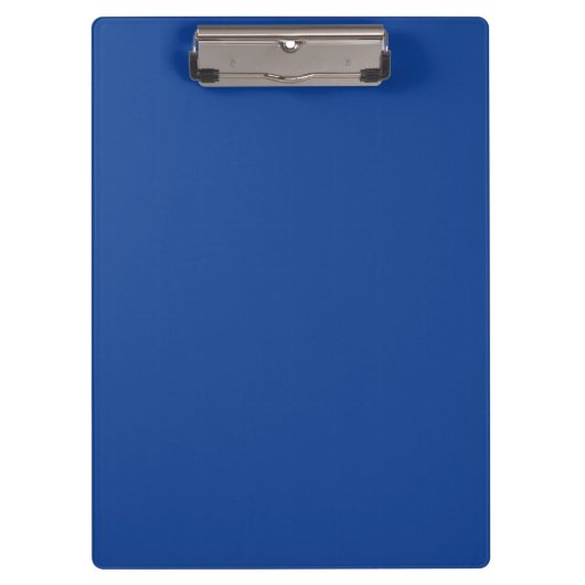 "Ultramarien blauw" Klembord (Voorkant)