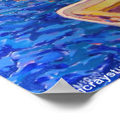 "Ultramarien blauw" Poster (Hoek)