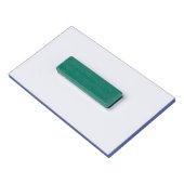 Ultramarijn Blauw Goud Professionele Moderne Eenvo Naambadge (Achterkant)
