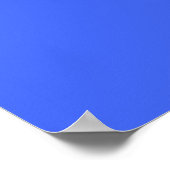 Ultramarijnblauw Poster (Hoek)