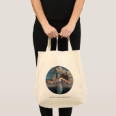 Ultramarijne Zeemeermin Tote Bag (Voorkant (product))