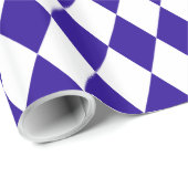 Ultramarine Blue Harlequin Cadeaupapier (Rol Hoek)