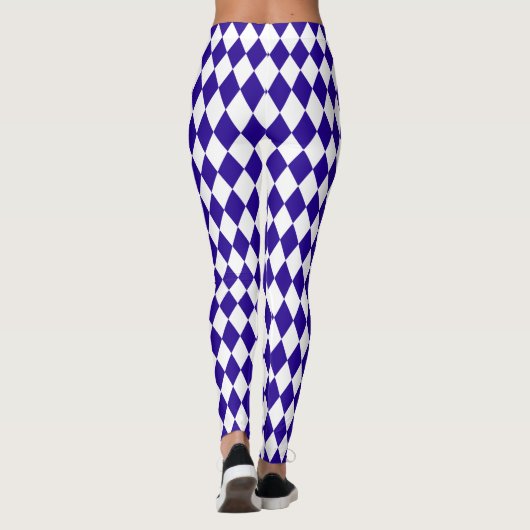 Ultramarine Blue Harlequin Leggings (Achterkant)