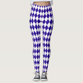 Ultramarine Blue Harlequin Leggings (Voorkant)