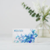 Ultramarine Lily Visitekaartje (Staand voorkant)