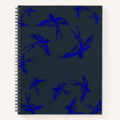 Ultramarine Swallow Hardcover Notitieboek (Voorkant)