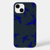 Ultramarine Swallow iPhone 14 Hoesje (Achterkant)